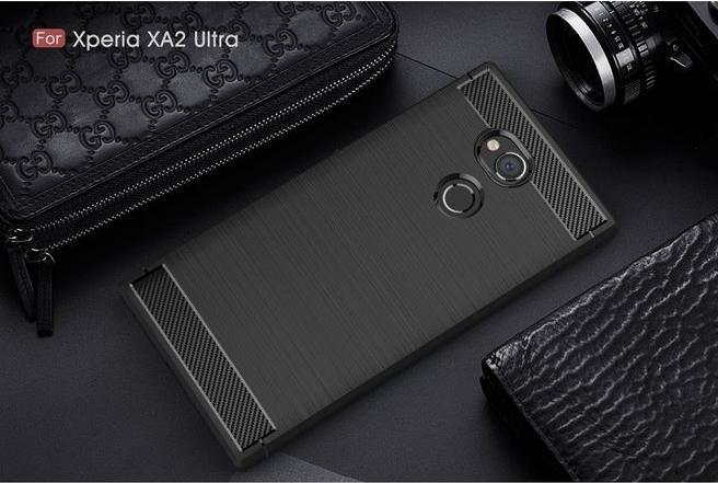 Image du produit MU Classic Housse plastique souple avec motif carbone (Sony Xperia XA2 Ultra)