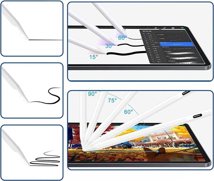 Actual product image 4smarts Replacement tips for Apple Pencil (1st gen./2nd gen.) 4 pcs. set