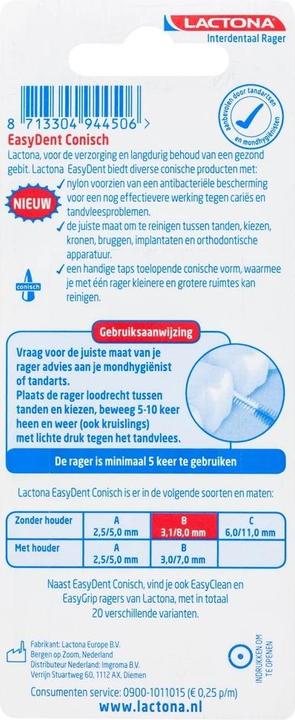 Image du produit Lactona Easydent (8x, 3.10 mm)