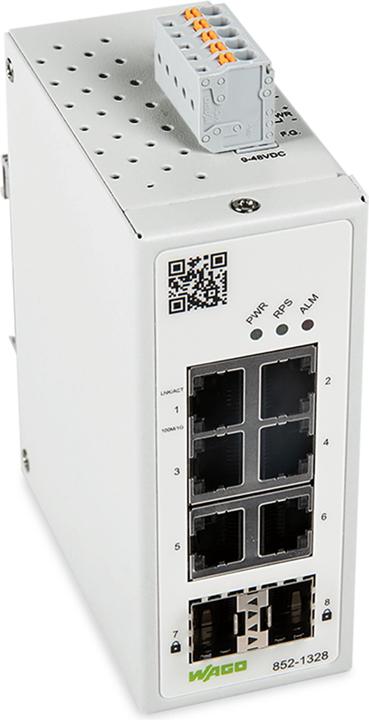 Actual product image Wago Industrial managed switch (8 ports)