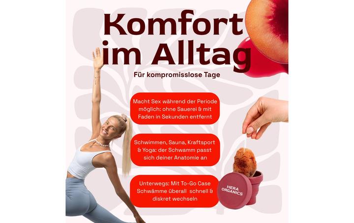 Immagine prodotto Hera Organics Starterkit Menstruationsschwämme (M)
