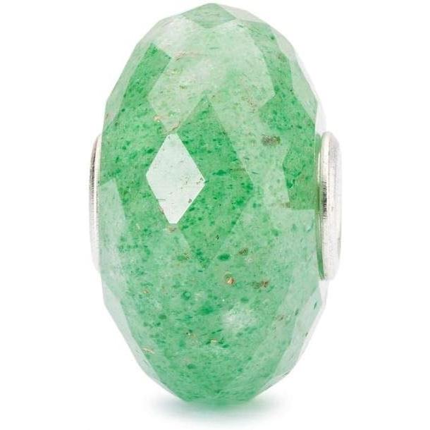 Trollbeads, Ciondolo collana, Charm Gruner Aventurin aus Edelstein in der Farbe Grun TSTBE20031 Gemstone aventurine