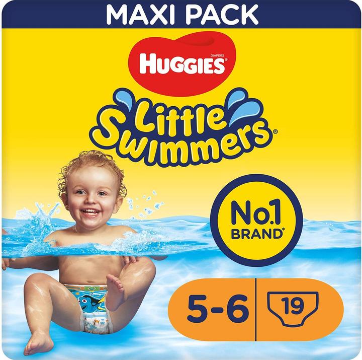 Actual product image Huggies Little Swimmers (Size 5, Size 6, 19 pcs.)