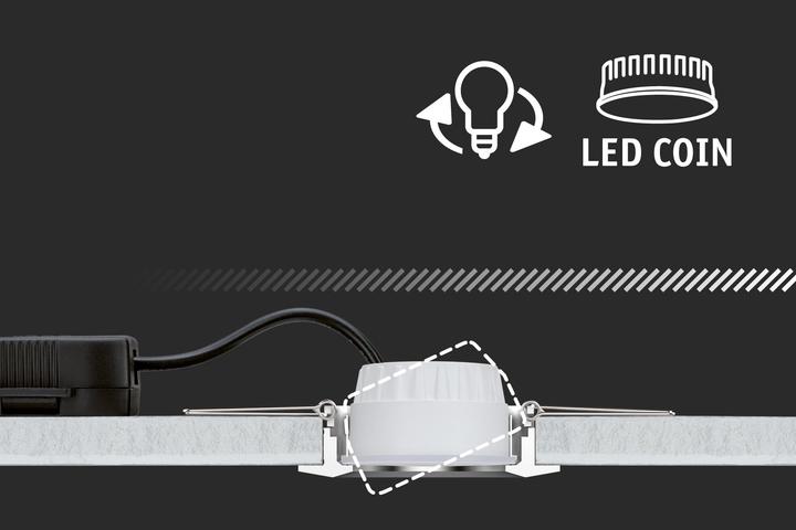 Produktbild Paulmann Einbauleuchte Nova Set Zigbee (530 lm)