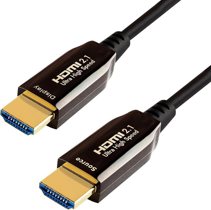 Produktbild Qnected Actieve HDMI 2.1 kabel - 30 meter - 4K@120Hz, 8K@60Hz - HDR10+, Dolby Vision - eARC - Gecertificeerd (30 m)