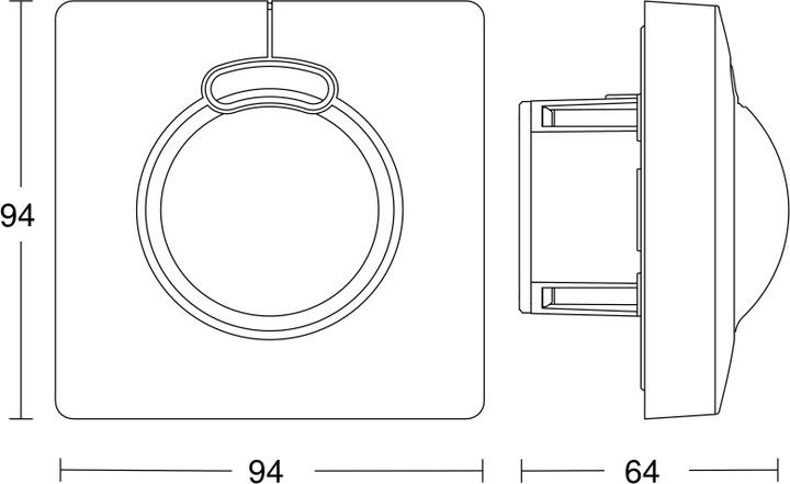 Actual product image Steinel Radar sensor HF 3360 KNX (4 m)