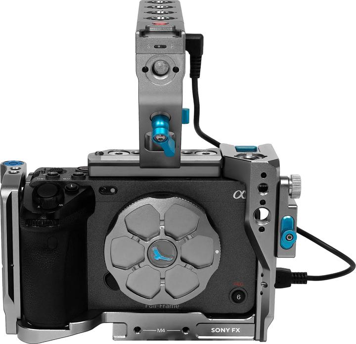 Actual product image Kondor Blue Sony FX3/FX30 Cage - Space Gray Cage with Trigger Handle (Cage)