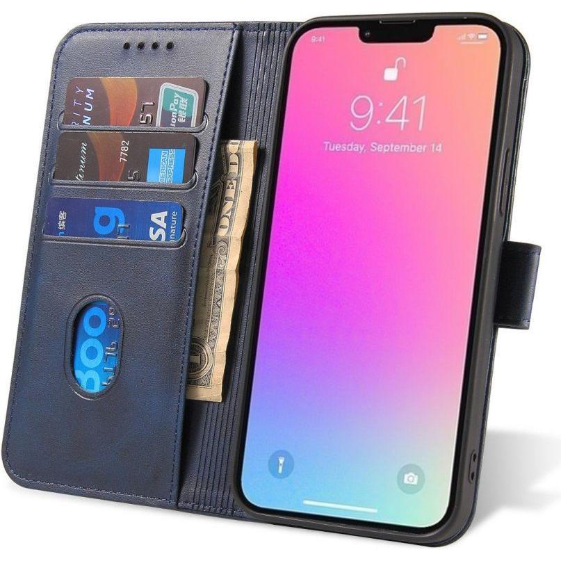 Thumbnail - Hurtel Magnet Case Hülle für Samsung Galaxy S23+ Flip Cover Wallet Stand blau (Samsung Galaxy S23+), Smartphone Hülle, B...