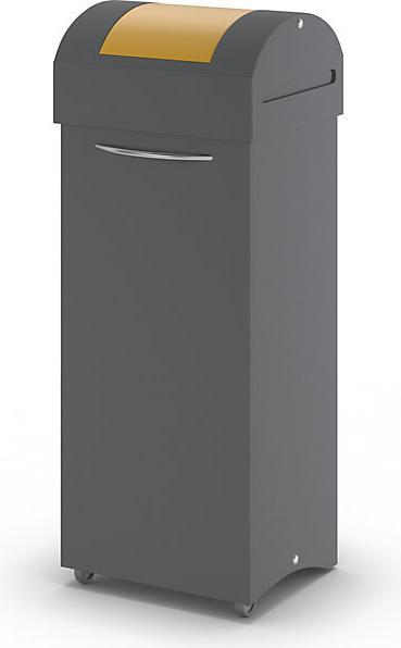 Immagine prodotto kaiserkraft Raccoglitore di materiale riciclabile in lamiera d'acciaio, ignifugo (75 l)