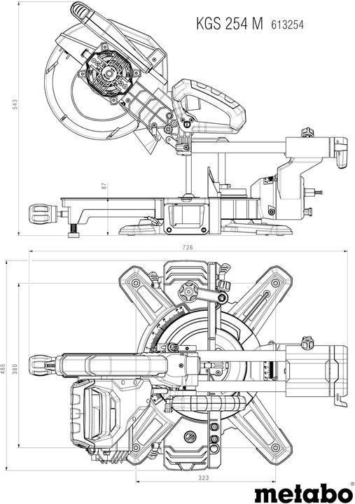 Immagine prodotto Metabo KGS254M