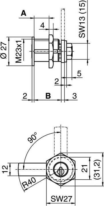 Produktbild Kaba Verschlusszylinder 8 Typ 1031/1061