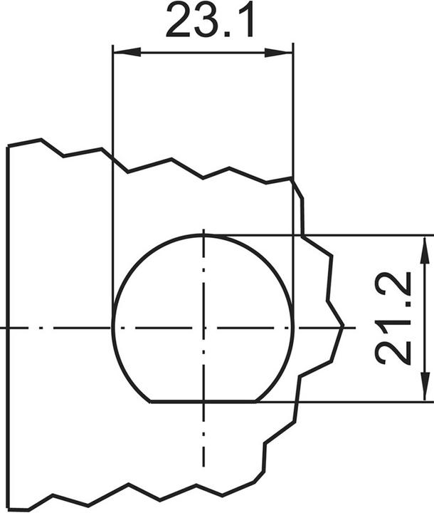 Produktbild Kaba Verschlusszylinder 8 Typ 1031/1061