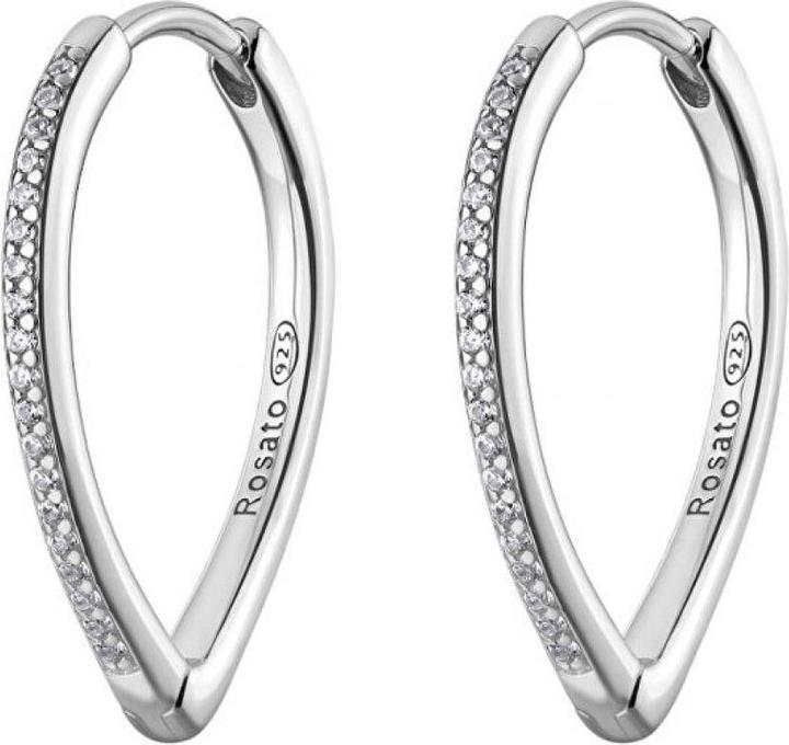 Immagine prodotto Rosato - Charming silver earrings with clear zircons Sofia RZSO27 (Argento)
