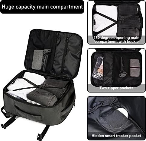 Actual product image Only-Bags.Store Backpack 45 x 36 x 20 cm for Ryanair aeroplane travel backpack hand luggage laptop daypacks PET