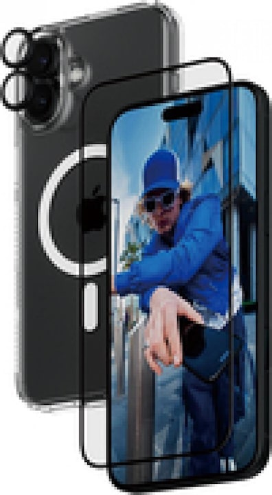 Image du produit PanzerGlass Bundle Ultra Wide FIt Glass + Case + Lens (1 pièce(s), Apple iPhone 16 Plus)