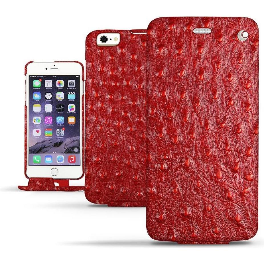 Noreve Lederschutzhülle vertikal (Apple iPhone 6 Plus), Smartphone Hülle, Rot