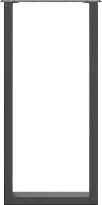 Image du produit vidaXL Pieds de table basse en U 2 pcs. Anthracite 50x(100-101) cm Pied de table en acier