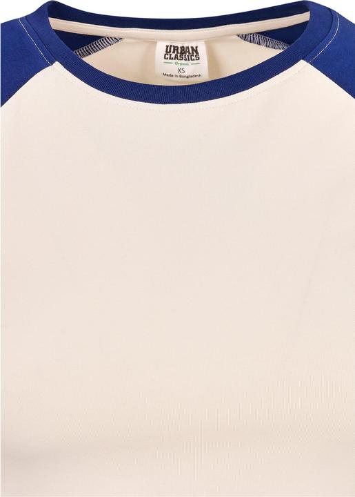 Actual product image Urban Classics Ladies Organic Stretch Short Retro Baseball Tee (XS)
