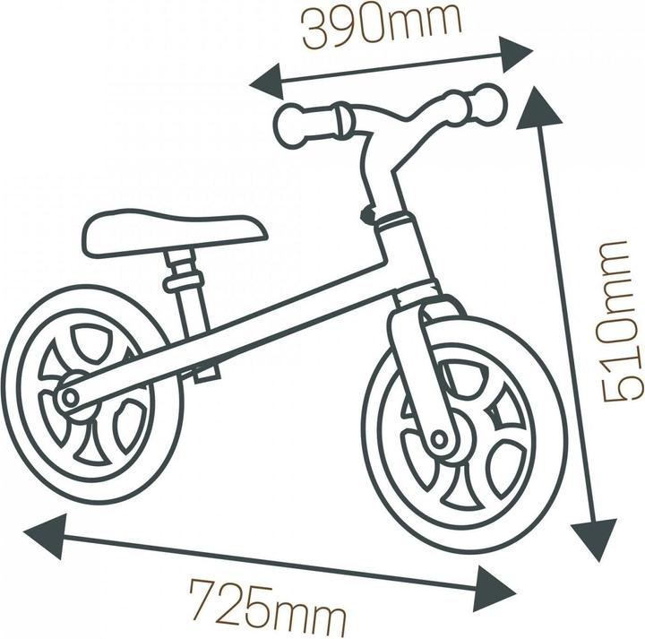 Actual product image Smoby Children's First Bike Brown/Grey/Black