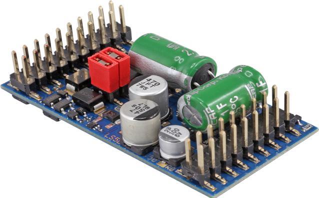 Actual product image ESU LokPilot 5 L DCC/MM/SX/M4, pin header with adapter