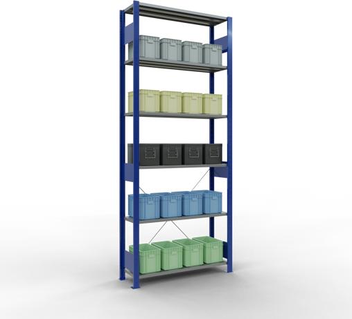 Actual product image Schulte Lagertechnik MULTIplus85 basic racking system with cross braces