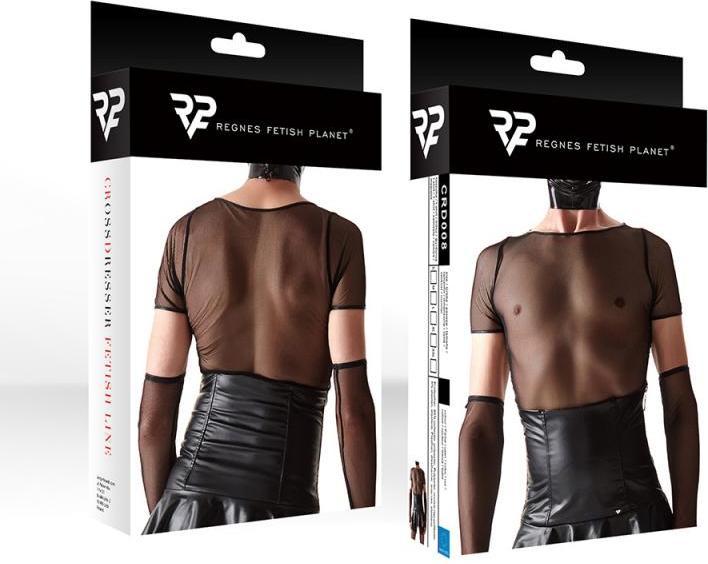 Actual product image Regnes Fetish Planet Mens mesh shirt (S)