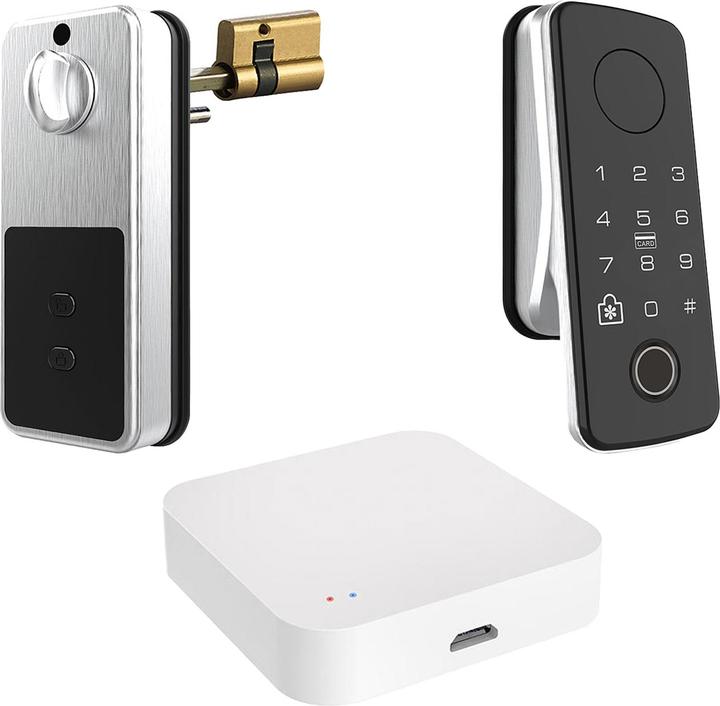 VisorTech Motorbetriebener ZigBee-Schliesszylinder (Chiave, Scheda chiave)