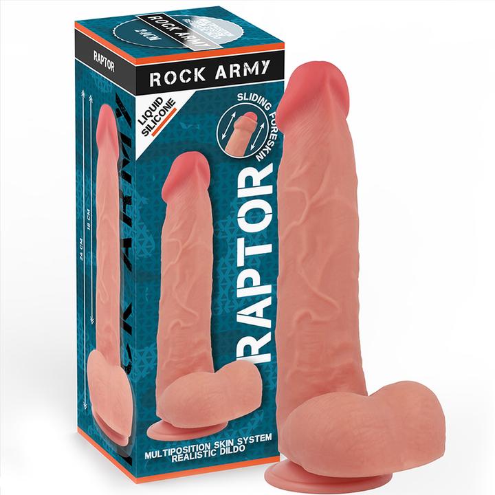 Produktbild Rock Army ROCKARMY - FLÃoeSSIGSILIKON RAPTOR 24 CM -O- 4,4 CM