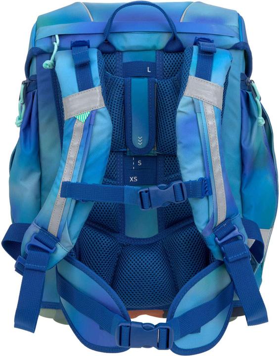 Produktbild Lässig Schulrucksack-Set Boxy, Grün / Blau (21 l)