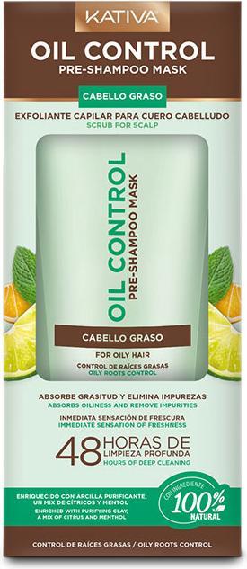 Image du produit Kativa Masque pré-shampooing OIL CONTROL 200 ml (200 ml, Shampoing liquide)