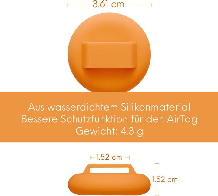 Produktbild Suba 2er Pack Airtag Katzenhalsband (Katze)