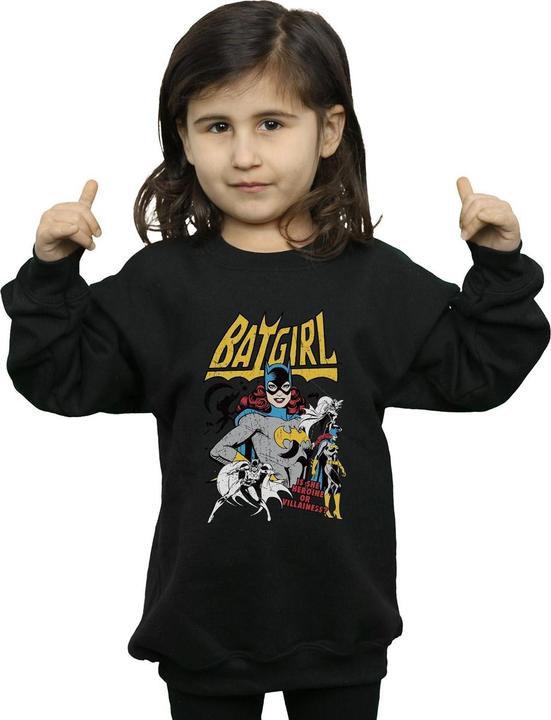 Produktbild Girls Heroine Or Villainess Batgirl Cotton Sweatshirt (152, 158)