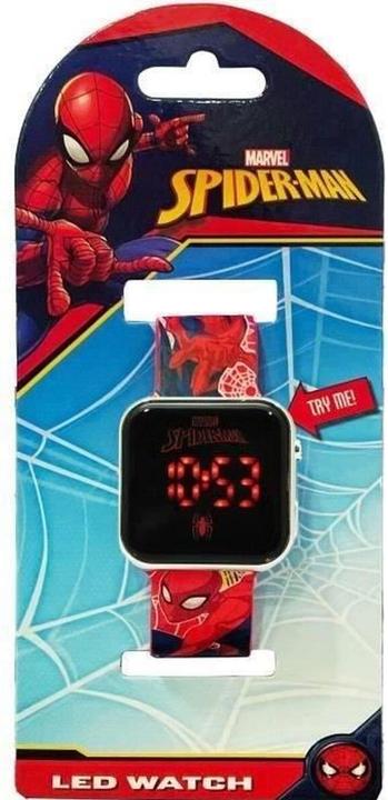 Produktbild Kids Euroswan Spiderman SPD4800 LED-Digitaluhr (Digitaluhr, 18 mm)
