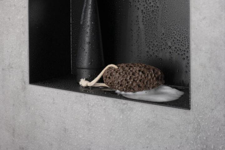 Produktbild hansgrohe HG Wandnische XtraStoris Minimalistic m offen. Ra 300x150x100mm mattschwarz