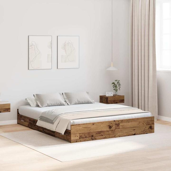 Image du produit vidaXL Moderner Bettrahmen (140 x 190 cm)