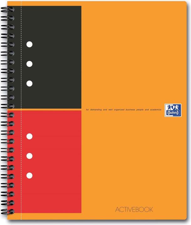 Actual product image Oxford Activebook (A5+, Lined, Soft cover)