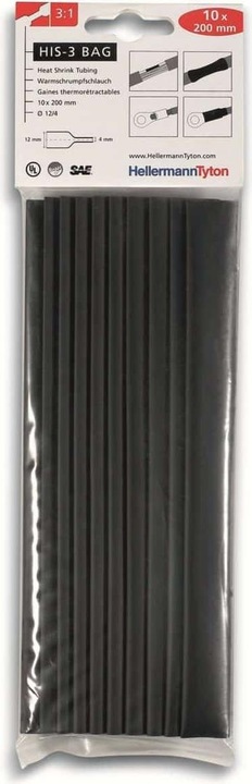 Produktbild HellermannTyton Schrumpfschlauchsortiment Tran (10 x)