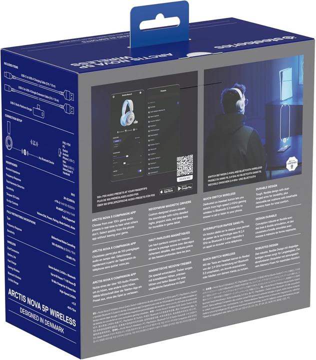 Produktbild SteelSeries Arctis Nova 5P (Kabellos)