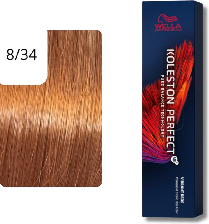 Produktbild Wella Koleston Perfect Me+ Vibrant Reds (8/34 hellblond gold-rot)