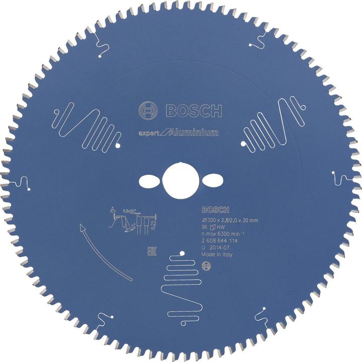 Actual product image Bosch Professional Zubehör Circular saw blade Expert for Aluminium, 300 x 30 x 2.8 mm, 96