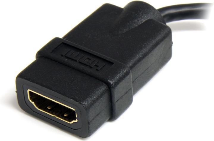 Produktbild StarTech HDMI (Typ A) — micro HDMI (Typ D) (0.12 m, HDMI, 1.4b)