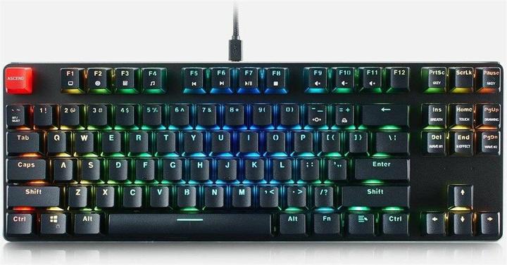 Actual product image Glorious PC Gaming Race GMMK-BRN-V2 full size, ANSI US standards, Gateron Brown Switch (US, Cable)