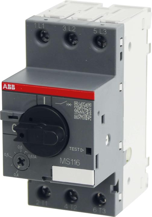 Image du produit ABB Disjoncteur-moteur MS116 - 0,63