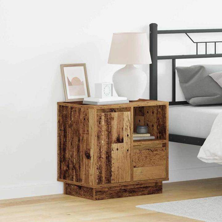 Actual product image vidaXL Bedside table (50 x 34.5 x 50 cm)