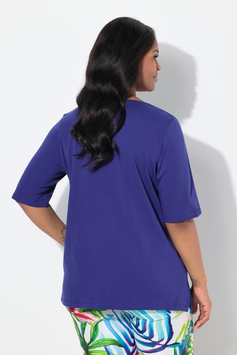 Produktbild Ulla Popken T-Shirt, A-Linie, V-Ausschnitt, Halbarm (46, 48)