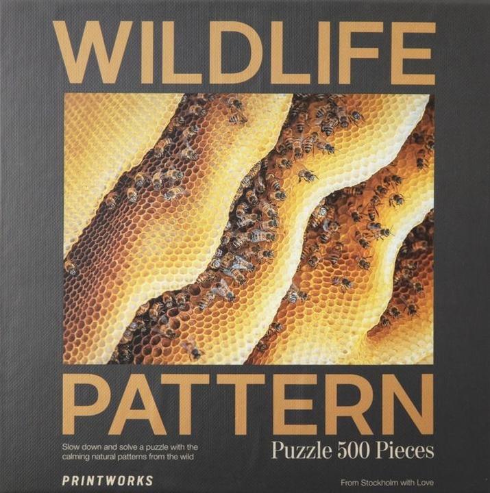 Produktbild Helvetiq Puzzle Bees, Wildlife Pattern (500 Teile)