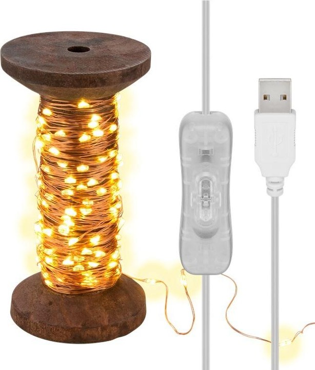 Actual product image Goobay LED light chain "Yarn spool", large (15 m)