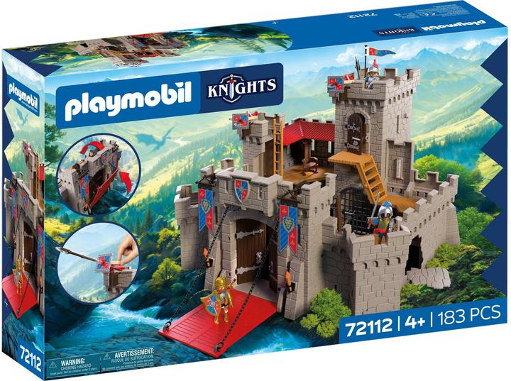 Actual product image Playmobil XXL knight's castle with drawbridge (72112, Playmobil Knight Rider)