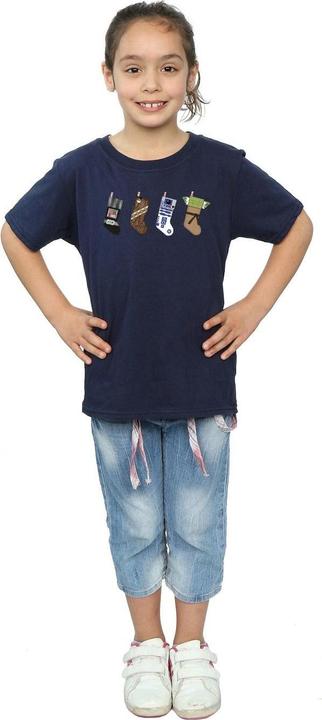 Image du produit Star Wars - T-shirt CHRISTMAS STOCKINGS - Fille (140, 146)