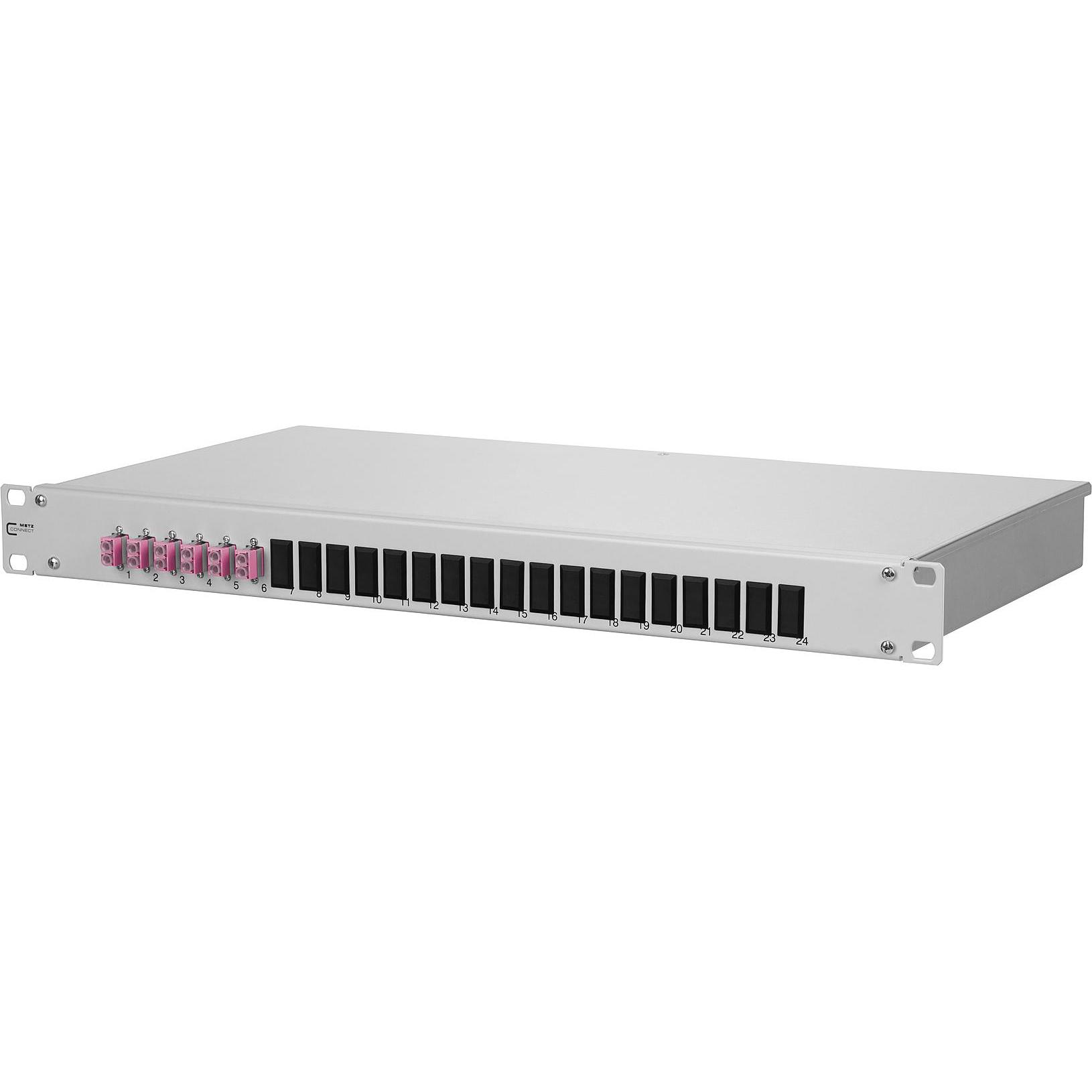 Metz Connect 1502507506-E. Stecker: LC. Produktfarbe: Silber, Material: Aluminium, Rack-Kapazität: 1, Server Zubehör, Gr...